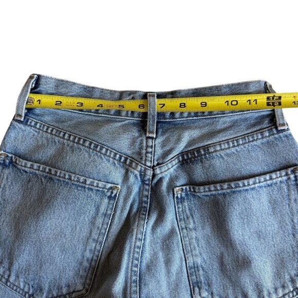 AGOLDE Riley High Rise Straight Crop in Zephyr Style A056D-811, Size 25 - Picture 15 of 15